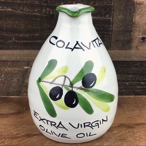 Colavita Olive Oil Ceramic Jug
